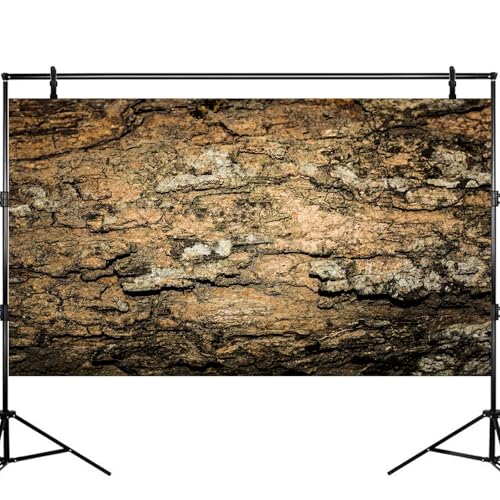 Tree Bark Texture Aquarium Background Old Wood Texture Reptile Tank Background Aged Rough Natural Wooden Bark Terrarium Background Wooden Textured Aquarium Fish Tank Background Poster Decors 24x16in - color: Reddish-Brown, size: 24(W)x16(H)inches/ 60(W)*4