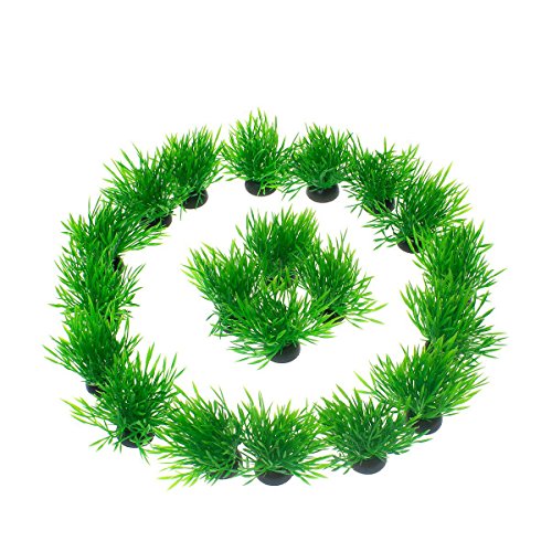 20Pcs Aquarium Plants Decor, Aquarium Artificial Plants Decoration Ornament Fish Tank Ornament Small