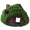 Aquarium Decoration Simulation Aquatic Resin House Simulation Thatched House Betta Hideout Cave for Fish Tank