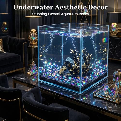 DomeStar 150PCS Iridescent Black Fake Ice, 2Cups Acrylic Gems Crystals Black Purple Rocks Diamonds Vase Centerpiece for Vase Fillers Party Table Scatter Wedding Food Display - color: Iridescent Black