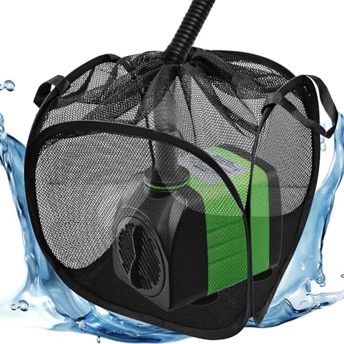1Pcs Pop Up Pond Filter Bag 10inch Stainless Steel Wire Water Pump Barrier Box Cover Anti-Clogging Sturdy Metal Frame Mesh Media Basket for Water Filter Pump Aquarium Swimming Pool Outdoor Fish Pond - size: 10in-1Pcs