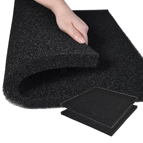 Hipanda 2 Pack Aquarium Bio Filter Sponge Pad 20"x20"x1",30PPI, Bio Filter Media Foam Pad Sponges, Cut-to-Size Open Cell Foam Sheet for Fish Tank - size: 20“x20"x1" (30PPI) 2 Pack