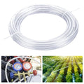 1/4 Inch OD 0.16 Inch ID 50 ft Aquarium Tubing Air Line PU Air Compressor Clear Tube Hose Line Hose for Brake Water Fluid Transfer Suspension