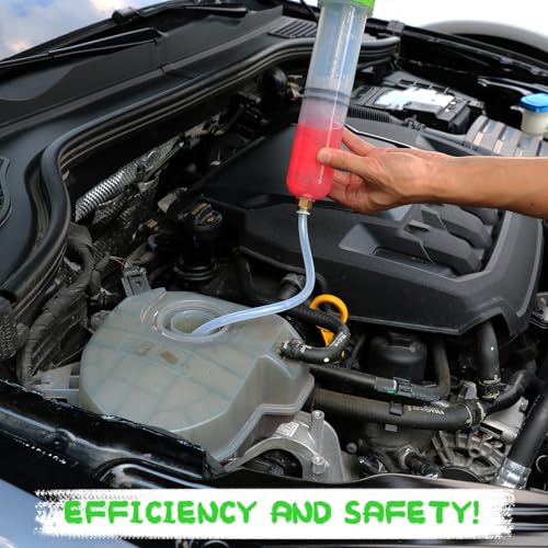 SWANLAKE 200cc Fluid Extractor, Extraction&Fill Pump,Fluid Syringe Pump Manual Suction Vacuum Fuel Car Transfer - size: 200ML