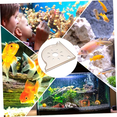 Fish Tank Decor Triangle Shelf for Storage Corner Rack Stand Easy Access for Aquarium Supplies
