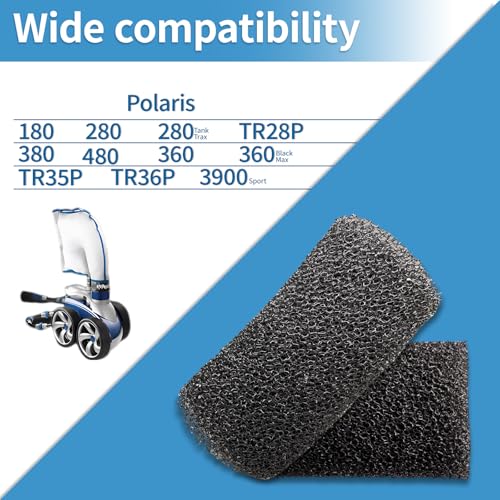 12 Pack,for Polaris Pool Cleaner Parts,Sweep Hose Tail scrubbers Replacement for Sweep Pool Cleaner for Polaris Tail Sweep fits 180 280 360 380 480 3900 Parts.