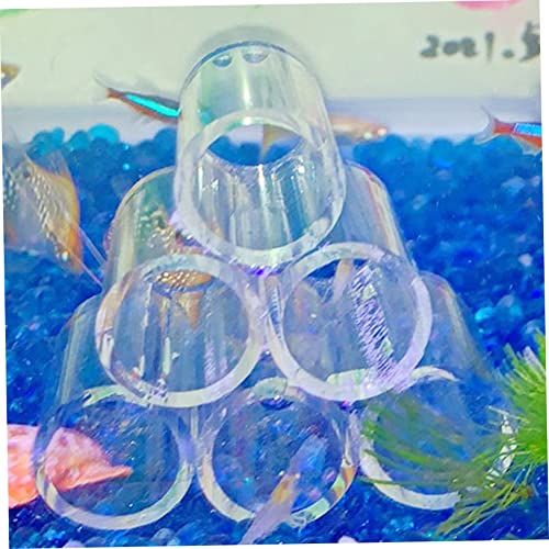Housoutil 15holes Fish Breeding Tube Shelter for Aquarium Acrylic Hideout for Shrimp and Small Fish Decoration for Tank Compact Design