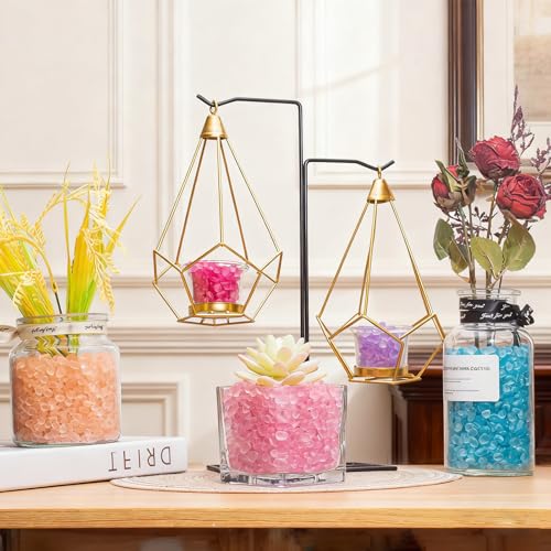 Keedolla Sea Glass Stones Frosted Glass Pebbles Gemstones for Aquarium Gravel Fish Tank Rocks, Vase Fillers, DIY Crafts - Peach - 230g/8oz - color: Peach‌, size: 0.5 LB