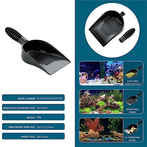 Sand Shovel, Gravel Sand Shovel for Fish Tanks Sand Scooper Cleaning Tool Aquariums Cleaner