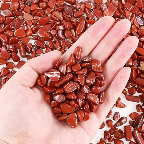 Pebbles Polished Gravel,Natural Polished Stones for Flower Bed Fish Tank Plants 3.5-Oz(Red) - color: Red