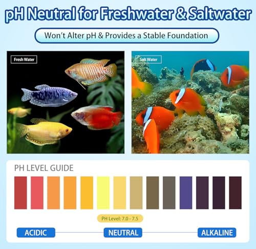 Aquarium Filter Media 12-in-1 Biological Kit - Supports Nitrogen Cycle for Crystal Clear Water, with Bio Balls & Ceramic Rings for Freshwater, Saltwater, Pond, Sump, Canister Filter(2lb) - size: 2lb(910g)