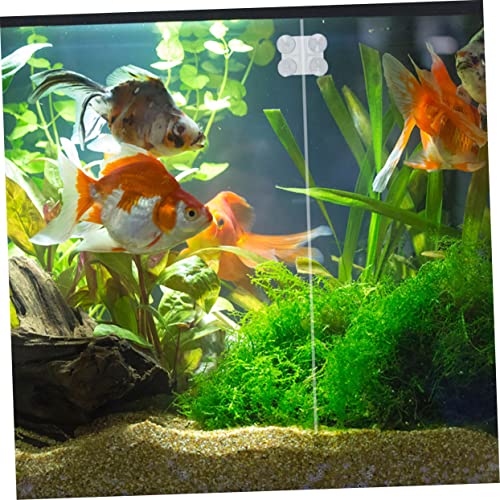 2Pcs Aquarium Divider Clips with Suction Cups Secure Fish Tank Isolation Clamps for Breeding and Separation Durable Tank Dividers for Fish and