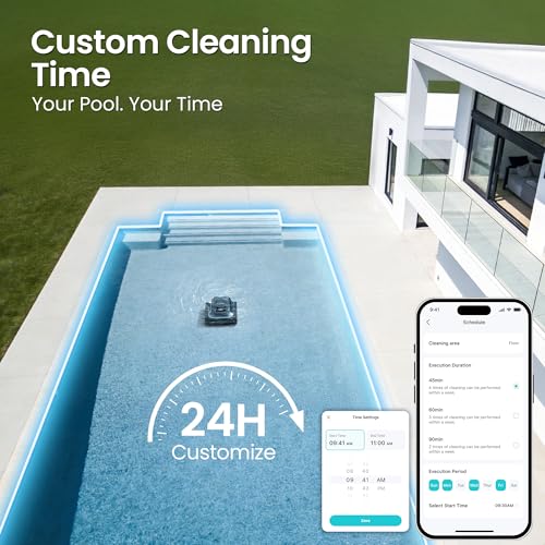 (2026 Upgrade)(Renewed) Aiper Scuba S1 Robotic Pool Cleaner, Weekly Custom Cleaning Plan, 270 Min Runtime, Over-the-Waterline Scrubbing, Smarter Navigation - color: Blue