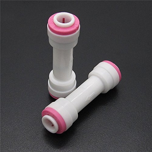 Malida 1/4" RO Water Tube Fitting Check Valve,Straight Quick Push to Connect Check Valve,for Ro Water Systems,Water Purifier, Pack of 5