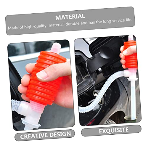 4pcs Manual Transfer Pump for Oil Change Lightweight Durable Siphon Pump for Cars Aquariums and Fluid Extraction Convenient Liquid Siphon for Home Use