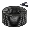 100FT 3/8 DOT Air Line SAE J844 PA12 Nylon Air Hose with Cutter 3/8” OD Pneumatic Tubing DOT Approved 3/8 Air Brake Hose for Air Suspension Kit Truck Trailer Brake System & Fluid Transfer 30.5m - size: 3/8" OD 100FT