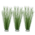M2cbridge Fish Tank Artificial Silk Green Water Plants Aquarium Decor Soft Grass 3 Pack,12" - color: 3pcs,12"