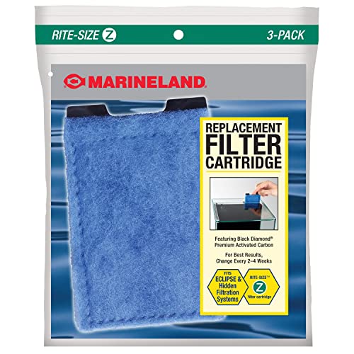 Marineland Eclipse Replacement Filter Cartridges, For Aquarium Filtration - size: 3-Count, style: rite-size z
