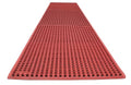 Rhino Mats, K-Series Comfort Tract Anti-Fatigue Drain-Thru Beveled Floor Mat, Drainage Non-Slip Grease-Resistance for Kitchen, Restaurant, Pool, Gym, Bar or Patio (Terra Cotta, 3' x 15' x 0.5") - size: 3' x 15' x 0.5" Terra Cotta