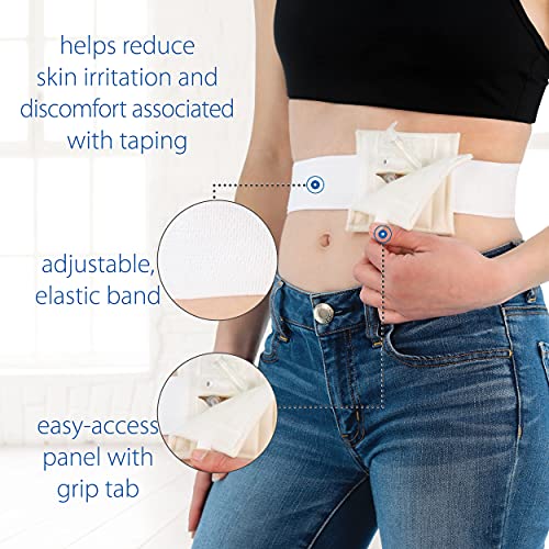 Core Products NelMed G-Tube Holder – Feeding Tube Belt Holder for PEG, G, J Tubes – Adjustable, Discreet Support for Tube Feeding – Large/XLarge (45-60 inch Waist) - size: Large/XLarge (45-60 Inch)