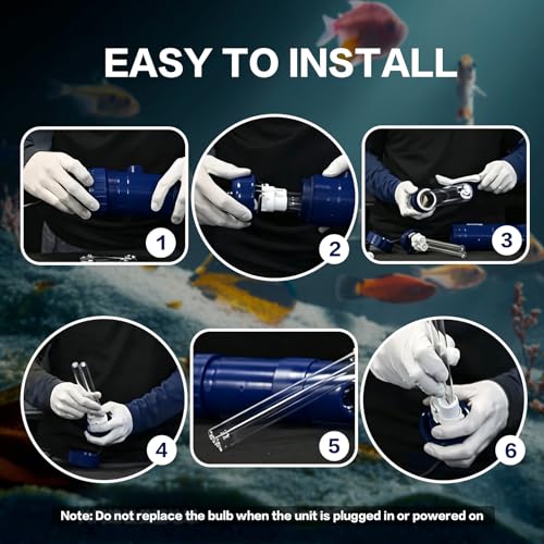 18W UV Light Bulb, Outdoor Pond Light Clarifier, Water Garden Clarifier, Replacement Light for Aquarium, Fish Tank, Turtle Tank, 2 Pack 18W UV Pond Lights for G11 Base - size: 18W-UVC-2P