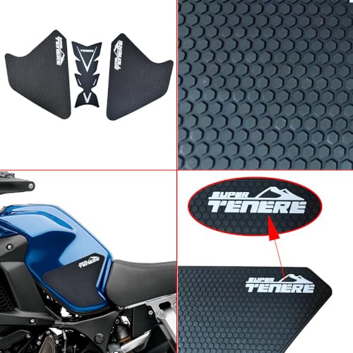 for Super Tenere XT1200Z 2023 2022 2021-2010 Motorcycle Accessories Modification Fuel Tank Anti-Slip Stickers Knee Pads Side Stickers Fuel Tank Decorative Stickers Tank Grip