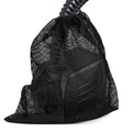Pump Barrier - 12" x 15.7" Pond Filter Mesh Bag for Biological Filters (Black)