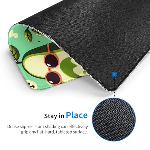 Cute Funny Avocado Fruit Fashion Mouse Pad,Pad Mousepads with Non-Slip Rubber Base for Laptop Desktop Computer, 8.3 X 10.3 in - color: Cute Funny Avocado Fruit, size: 8.3L x 10.3W inches