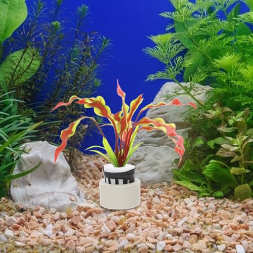10 Sets Hydroponic Planting Basket with Sponges and Ring, Upgrade Aquarium Plant Weights Aquatic Water Plant Grass Containers Garden Slotted Mesh Net Cups Pots Fixed Rings for Hydroponics