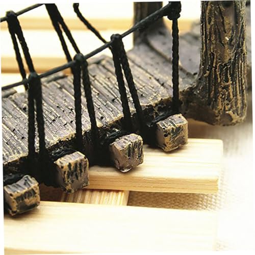 Aquarium Bridge Decor Resin Fish Hiding Ornament Underwater Landscape Fish Tank Hanging Bridge|Aquarium Decoration