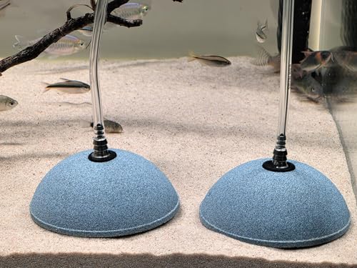 kathson Large Mineral Airstone Bubble 8 Inch Ball Shape Diffuser Air Stone for Aquarium Fish Tank, Pump and Hydroponics(2 Pack) - size: 8inch，2PCS