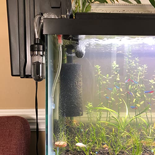 4 Pack Aquarium Pre-Filter Sponges 5.9″ x 2.6 Inch Foam Filter Cartridges with 0.8" Inner Hole - size: 4 PCS