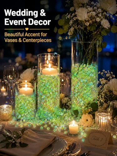 4000pcs Glow-in-the-Dark Fish Stones for Outdoor Garden & Aquarium Decor for Pathways, Weddings, Christmas, and Nighttime Landscaping, Garden Pathway Decor