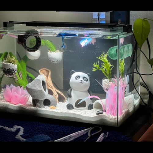 2Pcs Soft Silicone Aquarium Plants Glowing Kelp Fish Tank Plants Decor Artificial Aquarium Plant Decoration Simulation Artificial Water Grass for Fish Tank,Pink,7inch - color: Pink, size: 7inch