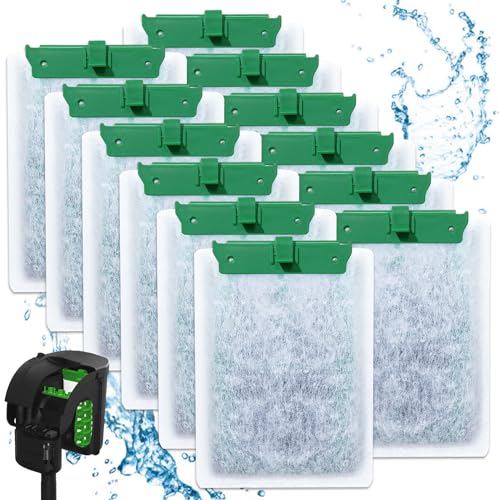 12PCS Medium Filter Cartridges Compatible with Tetra Whisper Bio-Bag Filter Cartridges Medium for 10i IQ10 PF10, Fish Tank Aquarium Filter Cartridges Compatible with Tetra Whisper Filter - size: Medium,12 Pack