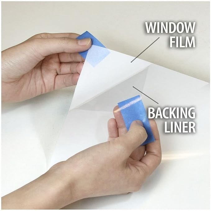 BDF MTWH Decorative Window Film White Matte Frosted Opaque Privacy - Custom - size: Custom