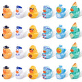 60PCS Mini Ocean Resin Duck Tiny Sea Duck Figurines Marine Miniature Plastic Animals Aquarium Ornaments Decorations for DIY Fish Tank Potted Micro Fairy Garden Dollhouse（6 Styles） - style: The Sea Duck 60PC