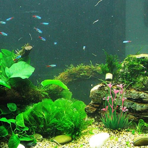 Ornament Aquarium Green Fish Tank Landscape Decor Plastic Water Grass Artificial Plant