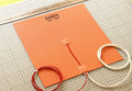 300 X 300mm (Approx. 12" X 12") 120V 750W, KEENOVO Universal Flexible Silicone Heater Mat/Pad, 3D Printer Heated Bed Heating Element