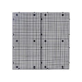 ALEGI Aquarium Grid Isolate Board Divider Fish Tank Bottom Black Filter Tray Plastic Crate (4pcs Black) - size: 4pcs Black