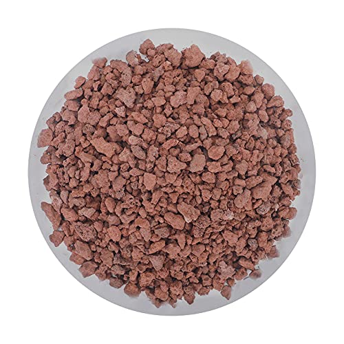 Boniosz 2lb Red Horticultural Lava Rock Soil Additive for Cacti, Vase Fillers, Succulents and Terrarium Plants - No Dyes or Chemicals - 100% Pure Volcanic Rock - color: Red Lava Rocks, size: 2lb