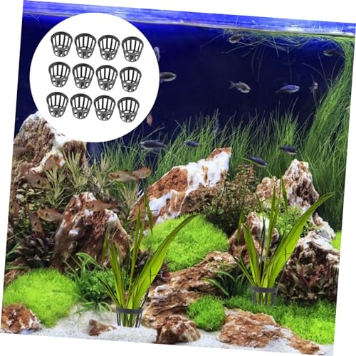 TOYANDONA 50pcs Plastic Water Plant Basket for Aquariums Hydroponic Plant Holder Lightweight Planting Tool for Fish Tank Decoration and Landscape
