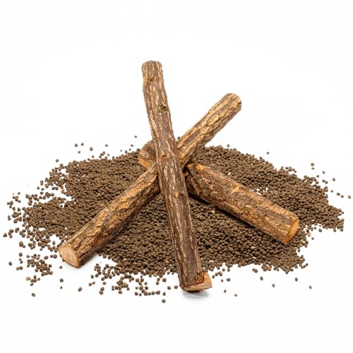 Ultum Nature Systems Driftwood - Log Wood - Natural Aquarium Hardscape for Planted Tank Aquascaping - Fish, Crab, Reptile, Bird, Paludarium Enclosure Structure, Terrarium Decor - SM 1Pc, 9-12" ⌀1-2" - size: 9-12" ⌀1-2" 1-Pack