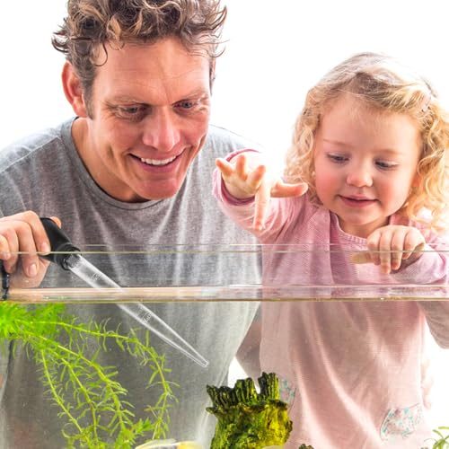 Beaupretty Manual Aquarium Fish Tank Gravel Siphon Pump Water Changing Tool Black Mini Household Water Cleaner for Fish Tank Maintenance