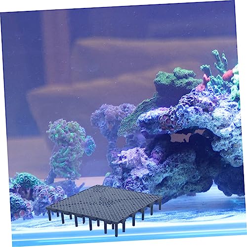 Kisangel 5pcs Aquarium Divider Bottom Plate Fish Tank Splicing Grid Water Permeability Flexible Partition Net for Customizing Fish Tank Compartments