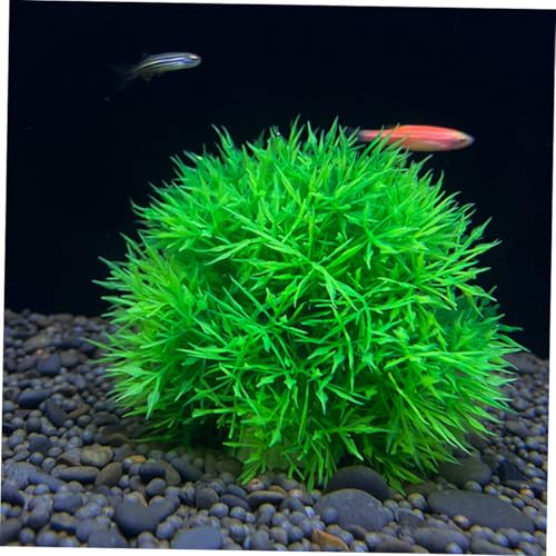 Fish Tank Aquatic Plant Artificial Plants s 6pcs Artificial Grass Green Plastic Aquarium Decorate Home Decor Faux Plant Aquarium Plastic Grass - size: 9x9cm