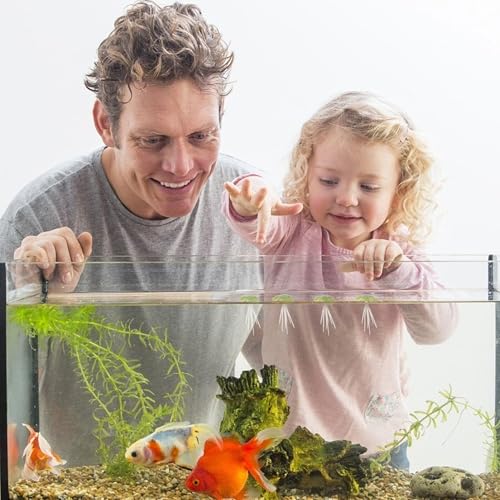 Artificial Floating Duckweed Aquarium Plant Decor, Simulation Plastic Mini Duckweed with Roots, 72pcs (18pcs X 4 Packs) for Fish Tank Landscape and Freshwater Aquariums
