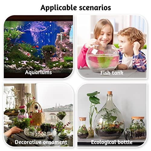 2 PCS Broken Barrel Aquarium Decorations, Caves Hide Hut Fish Tank Ornaments, Shipwreck Theme Landscaping Hideouts Accessories