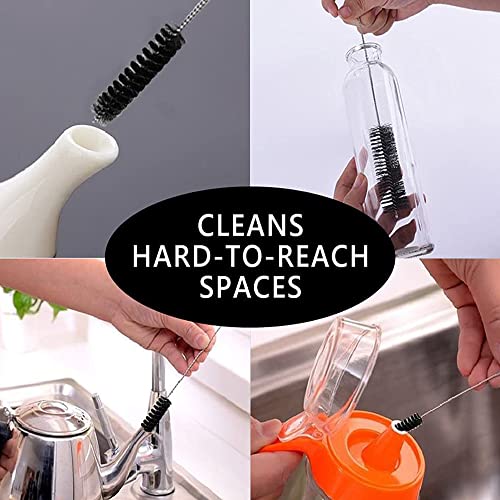 Utoolmart Steel Wire Cleaning Brush, Spiral Power Tube Brush, Steel Wire Tube Brush Cleaning Tool, Tube Bottle Brush, 1.0-inch Diameter 12-inch Length, 10pcs - color: 10pcs, size: 2.5cm