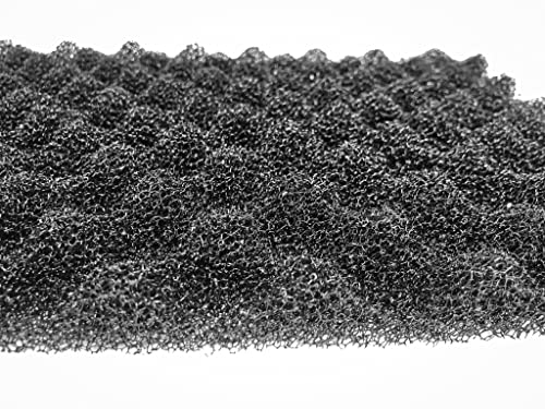 Wave Point Aquarium Bio Sponge Foam Filter Media Pad Cut-to-fit for Fish Tank Sump Pond 17" x 11" x 1/2" to 1" (1 Set (3 PCS))
